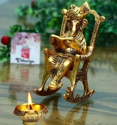 Golden Lord Ganesha Statue