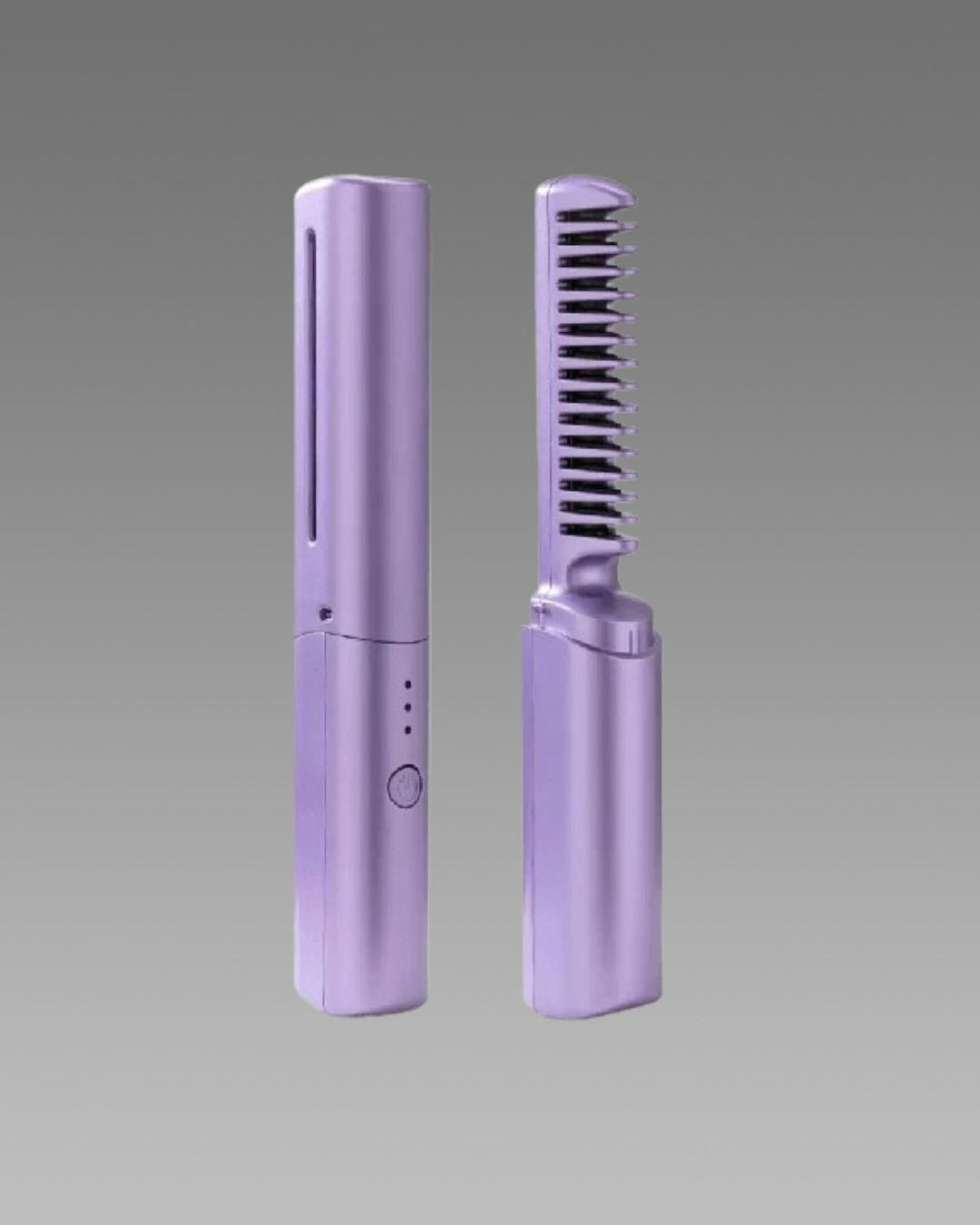 Portable Rechargeable Cordless Hair Straightener & Hot Comb