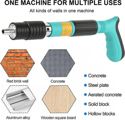 Multi-Surface Manual Concrete Nail Gun with Adjustable Speed