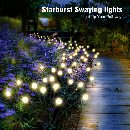 Swaying Firefly solar garden lights