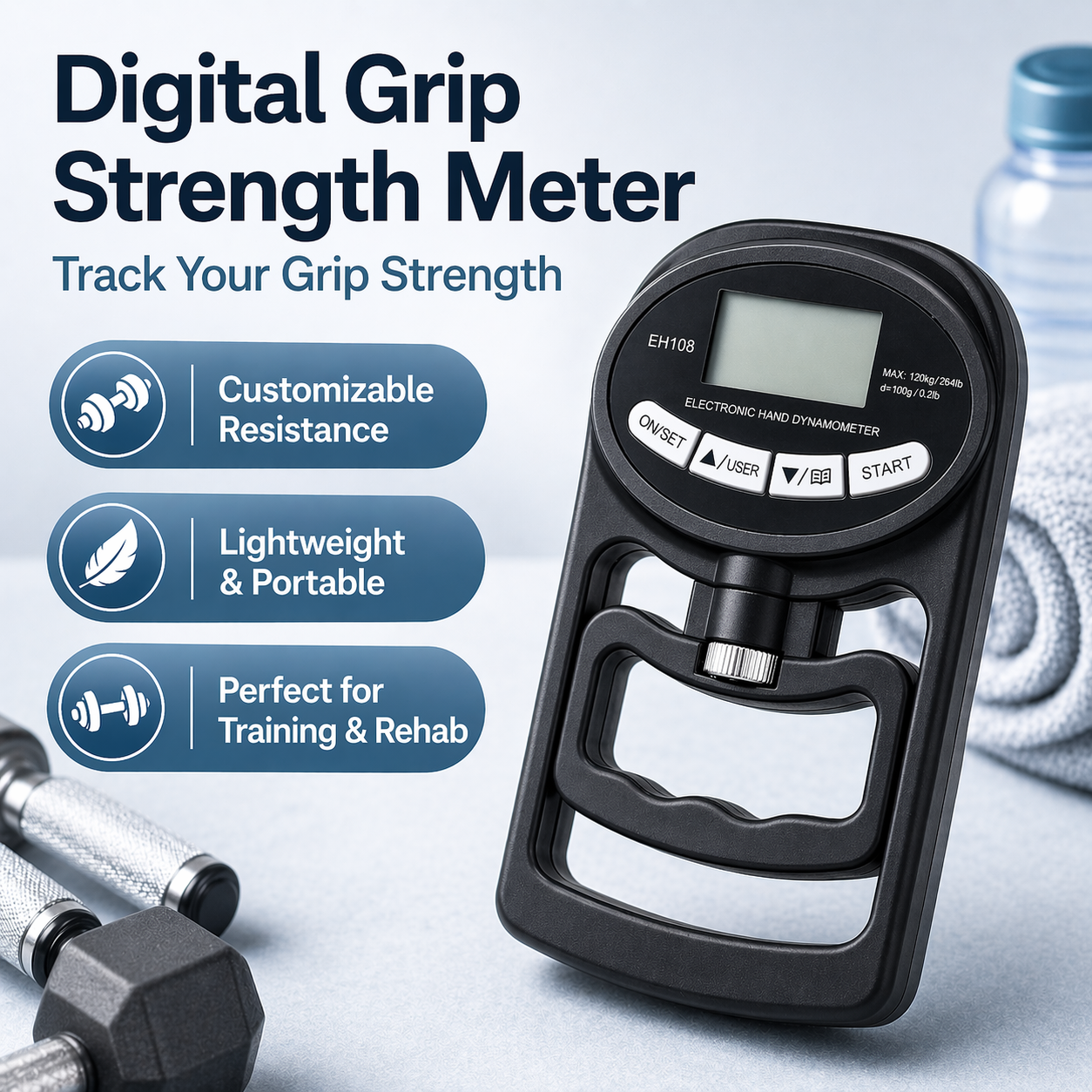 Digital Grip Strength Meter