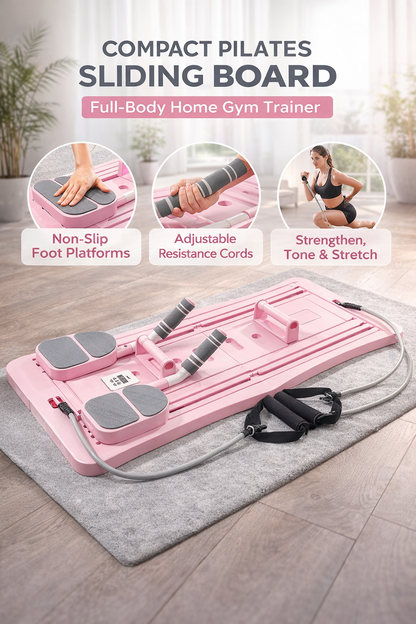 CoreGlide Pilates Sliding Board – Full Body Workout Trainer