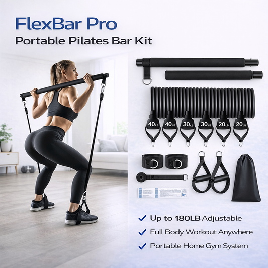 FlexBar Pro Portable Pilates Bar Kit