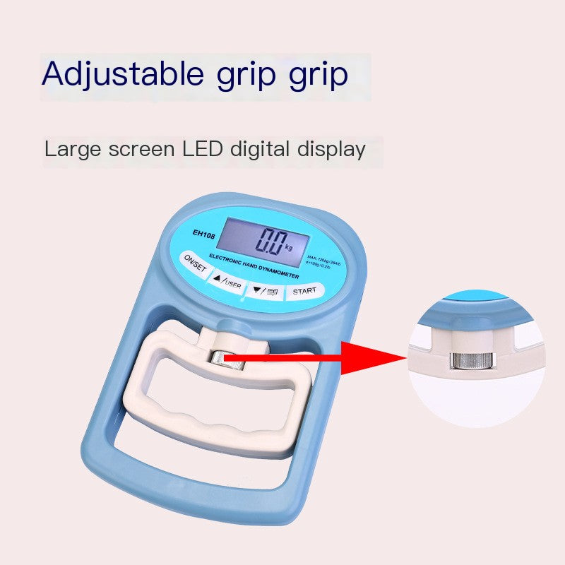 Adjustable Electronic Grip Strength Tester for Fitness